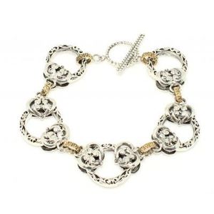 925 Sterling Silver Antique <b>Byzantine</b> Cultural Collectible <b>Bracelet</b> - Product Image 2