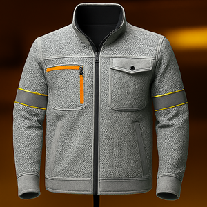 Vestes de travail et de sécurité en polyester respirant en maille personnalisée ou Interlock | Vêtements de travail industriels durables - Product Image 5