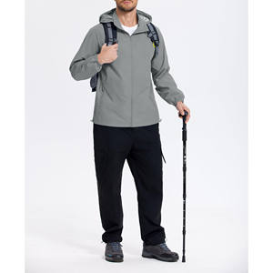 Meilleures ventes en gros Vestes d'extérieur 100% polyester/polyester/nylon Type de fermeture à glissière Type d'article Veste à coquille souple - Product Image 1