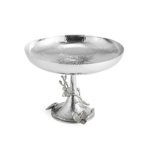 Elegante Frutero de Plata con Pedestal, Centro de Mesa Decorativo Floral para el Hogar, Uso en Restaurantes, Decoración de Cocina, Tazón para Servir Postres - Product Image 4