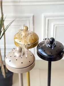 Diffuseur de parfum d'ambiance moderne en acier inoxydable Bakhoor pour la maison, la chambre à coucher, la salle d'accueil, le salon, le restaurant et le bar - Product Image 4