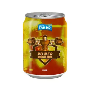 高品質卸売エナジードリンクベトナム250 ml標準/スリム缶タウリンカフェイン一次成分イノシトール無糖
