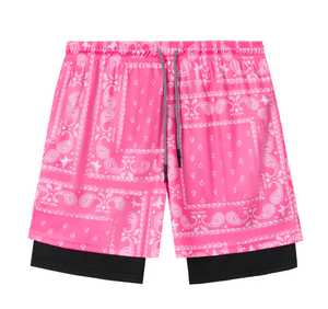2025 nouveauté unisexe Fitness Baseball Shorts 100% Polyester haute qualité solide motif non tissé tissage méthode toile tissu - Product Image 1