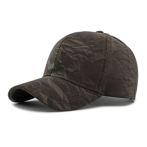 Fashion Spring Autumn New Polished Pu Hardtop Baseball <b>Cap</b> <b>Womens</b> Leisure Shade Hats for Men Baseball <b>Cap</b> - Product Image 4