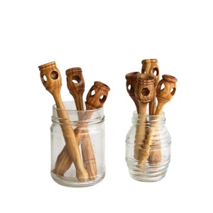 Wooden <b>Spoons</b> Long Handle Wooden <b>Coffee</b> <b>Spoons</b> Handmade Wood Stirring <b>Spoon</b> for Kitchen - Product Image 4