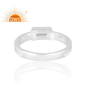 Nuevas llegadas 925 anillo de piedras preciosas Cz Natural de plata esterlina diseño personalizado joyería para mujer regalo para ella - Product Image 2