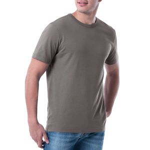 Camiseta Casual de Cuello en V para Hombre, 100% Algodón, Color Sólido, Transpirable y de Secado Rápido, Corte Holgado, la Mejor Calidad, Elegante - Product Image 6