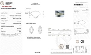 Diamante VS Clarity de 5.5 Quilates, Corte Marquesa, Amarillo Intenso, Cultivado en Laboratorio, Certificado IGI, Diamante Suelto Hecho en Laboratorio para Joyería - Product Image 2