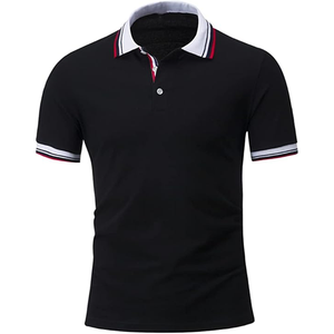 Chemises polo classiques pour hommes, fabriquées avec un tissu respirant, pour le travail au bureau, une utilisation décontractée et un confort quotidien en toutes saisons - Product Image 1