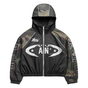 Custom Autumn Windbreaker Nylon Tracksuits Color Blocking Windbreaker <b>Track</b> Hooded <b>Jacket</b> Nylon Waterproof Trousers Set <b>Men</b> - Product Image 4