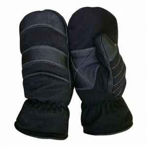 Gants de ski unisexes en cuir véritable pour adultes, thermiques, imperméables, pour le snowboard, avec fermeture à boucle et crochet, chauffe-mains d'hiver FITME - Product Image 6