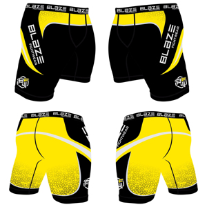 Pantalon de yoga de gymnastique extensible en polyester 100% pour hommes, leggings de course à compression conçus sur mesure, méthode de tissage tricoté - Product Image 4