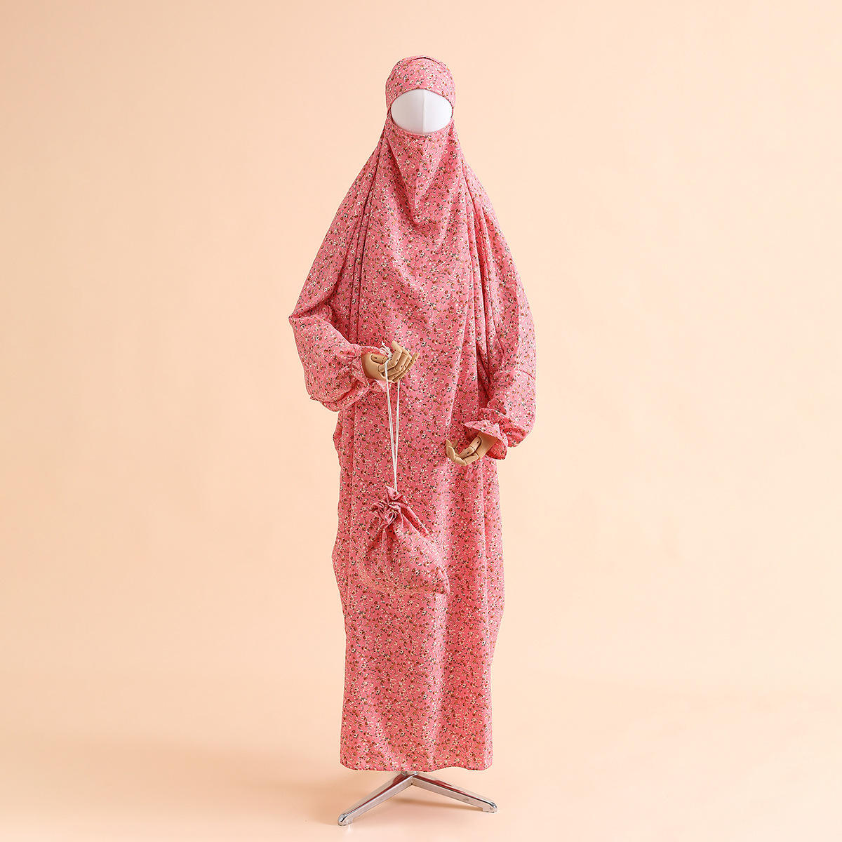 New Design Floral Printing Abaya Shawl Luxury Muslim Women Long