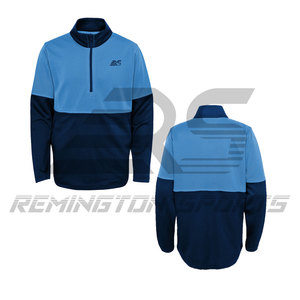 Wholesale New Fashion <b>Mens</b> Jacket Half Zipper Custom Logo <b>Pullover</b> Half Zipper Streetwear Jacket - Product Image 3