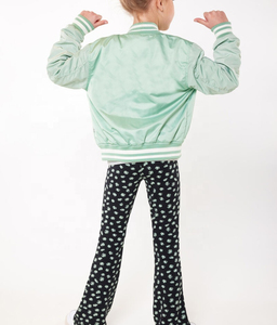 Ventes en gros de vestes bomber pour garçons, vestes de baseball en satin, vestes universitaires - Product Image 4