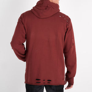 Sudadera con Capucha de Forro Polar para Hombre, Estilo Personalizado OEM, Corte Regular, Teñido Liso, Estilo Hip Hop Urbano, Invierno, Logotipo Personalizado, 100% Orgánico - Product Image 2