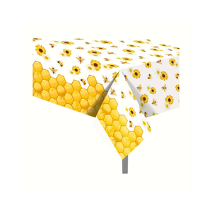 Hermoso mantel bordado floral crema nuevo 52x70 pulgadas tela ligera y cómoda Ideal para todas las estaciones y ocasiones - Product Image 3