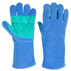 Gants de soudage en cuir résistant à la chaleur de haute qualité et de qualité supérieure prix de gros meilleur fournisseur logo privé personnalisé pour l'extérieur applicable - Product Image 5