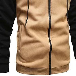 Sweat-shirts à capuche pour hommes de qualité supérieure, tricotés, écologiques, respirants, imperméables, coupe-vent, en polaire, logo personnalisé, streetwear - Product Image 3