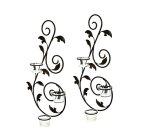 Bougeoir de style moderne Scones muraux Décoration murale en métal de la meilleure qualité Bougeoir chauffe-plat. - Product Image 5