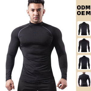 เสื้อแรชการ์ดแขนยาวแบบสั่งทำพร้อมบริการ OEM ดีไซน์โลโก้ของคุณ - Product Image 2