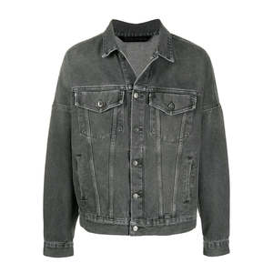 Blouson en jean d'hiver pour homme, design personnalisé, style décontracté vintage, haute qualité, couleurs personnalisées, logo sur le devant, respirant - Product Image 3