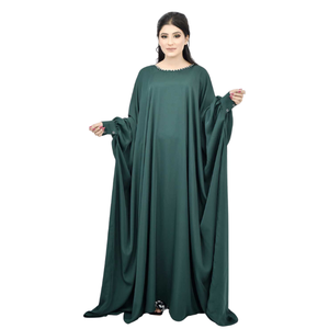 Venta al por mayor ropa musulmana islámica Dubai Qatar Turquía Ramadan Abaya 2024 nuevos diseños Dubai satén Abaya Kimono para mujeres musulmanas - Product Image 3