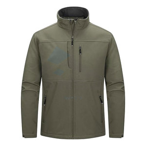 แจ็คเก็ตกันลมสำหรับผู้ชายเสื้อแจ็คเก็ตยุทธวิธีกันลมทนทานและอบอุ่นสำหรับใส่กลางแจ้งมีโลโก้ตามสั่ง - Product Image 1