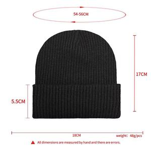 Pêcheur Pêcheurs Personnalisé Brodé Fisher Man Hommes Tricoté Crâne Scull Skully Casquettes D'hiver Chapeaux Muts Bonnet Bonnets pour Hommes - Product Image 6