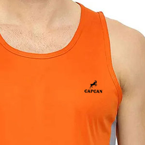 Débardeurs de sport respirants en coton/fibre de bambou pour hommes 2024 – Tricotés, compressifs, personnalisables, imprimés, tendance et décontractés - Product Image 5