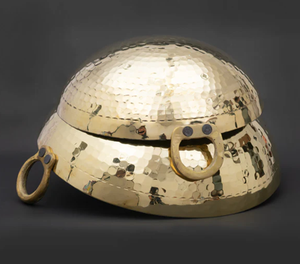 Introducing our elegant Handmade Brass Kadaiwith <b>Tin</b> Coating (kalai)a versatile kitchen essential available in two sizes - Product Image 4