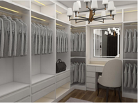 CBMMART Meubles de chambre à coucher sur mesure modernes pour toute la maison, armoires, nouvelle conception, porte en bois et en verre, armoires à portes battantes