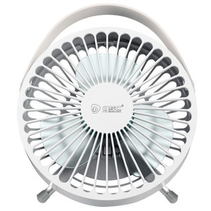 Mini ventilatore da tavolo ricaricabile USB, bianco, 5W, 14cm (GSC 300010028) - Product Image 1