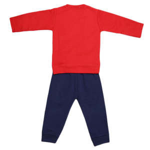ชุดสูทเด็กชายแขนยาว 2 ชิ้น - สีแดง - Product Image 4