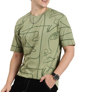 T-shirt uni pour homme 100% coton, vente en gros, impression numérique personnalisée sur le devant, directement de l'usine, fabriqué par un fabricant sur mesure. - Product Image 2