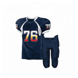 Uniforme de fútbol americano de la mejor calidad para hombre Ropa deportiva transpirable en tallas grandes Diseño impreso - Product Image 6