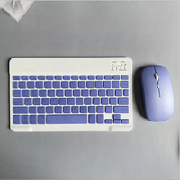 Keyboard Mouse Combo Mini Retro Mekanik RGB Backlit Berkabel USB Hitam Switch 1200 DPI Programmable untuk Desktop Terlaris