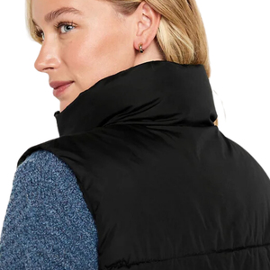 Gilet matelassé pour femmes chaudes sans manches pour la superposition Gilet matelassé pour femmes avec fermeture à glissière coupe matelassée élégante Femmes légères - Product Image 4