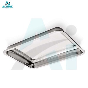 Bandeja de Instrumentos Médicos Universal de Acero Inoxidable de Grado Hospitalario ALMAC, Almacenamiento Seguro para Esterilización, Certificación CE, Uso Manual - Product Image 3