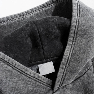 Dernier modèle de vente en gros de pulls à capuche délavés à l'acide pour hommes meilleure qualité à prix abordable pulls à capuche délavés à l'acide pour hommes manches longues - Product Image 6