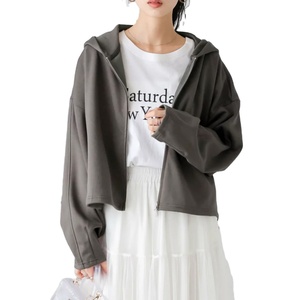 Sudadera con Capucha para Mujer, de Forro Polar Suave, con Cierre, Lisa, para Invierno, Cómoda, con Tejido Transpirable, Modelo 2026, Precio al por Mayor - Product Image 1