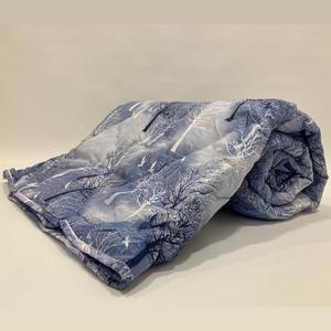 Trapunta fantasia Lokce 195x215 doppio albero blu