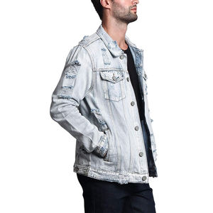 Fabriqué sur mesure Design Unique Hommes Vêtements d'extérieur Denim Vestes 2025 Respirant Denim Hommes Denim Veste PAR WAKIN WEAR - Product Image 6