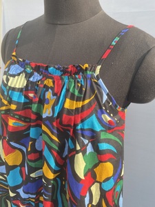 ชุดเดรสแฟชั่นเอวยาวแขนยาวพิมพ์ลายเงาทรงตรงสำหรับฤดูร้อนชุดเดรสแฟชั่นออกแบบได้ตามต้องการ - Product Image 2