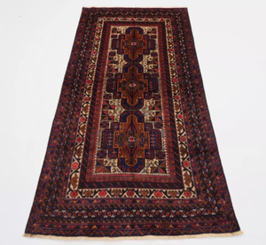 Tapis persans turcs multicolores faits à la main en laine fine, motifs abstraits indiens vibrants, taille personnalisable disponible, fabricant - Product Image 3