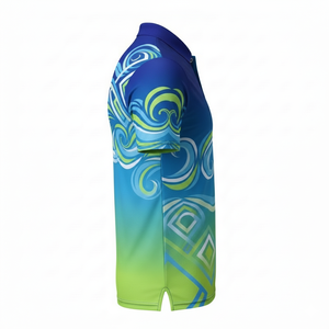 Camiseta Deportiva de Verano para Hombre, de Alta Calidad, Sublimada, Transpirable, Elástica, para Golf, Manga Corta - Product Image 6