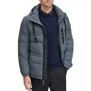 Chaqueta acolchada corta de invierno para hombre, chaqueta transpirable de secado rápido para hombre, cómoda con capucha - Product Image 6