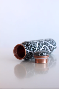 Échantillon gratuit Bouteille en cuivre poli fait à la main Drinkware Natural Craft Design imprimé pour Offre Spéciale Drinkware en plastique - Product Image 2