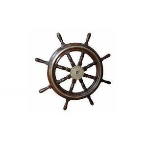 2026 Modern Nautical Beach Wooden Boat <b>Ship</b> Steering <b>Wheel</b> home boat indoor boat <b>ship</b> decor usage in low moq cheap price - Product Image 2