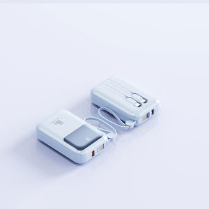 Banques d'alimentation portables 10000mAh PD 22.5W avec écran numérique, chargeur rapide avec câbles pour smartphones - Product Image 3